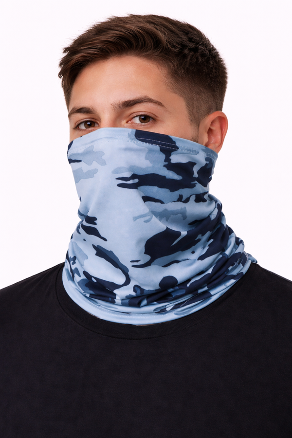 Blue Camo Dust Mask