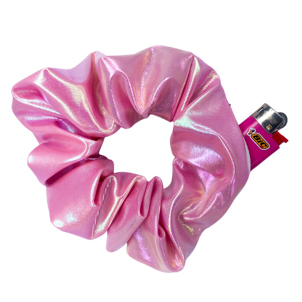 HOLOGRAPHIC ZIP SCRUNCHIE