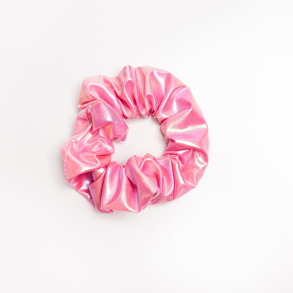HOLOGRAPHIC ZIP SCRUNCHIE
